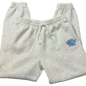 White Fox 🤍 With Love Always - Grey Marle Sweatpants — Size M